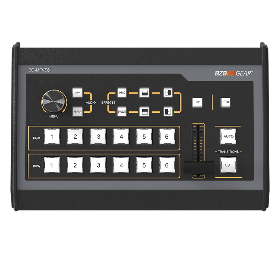 6-Channel SDI/HDMI Multi-Format Video Switcher with PIP and USB 3.0 Capture