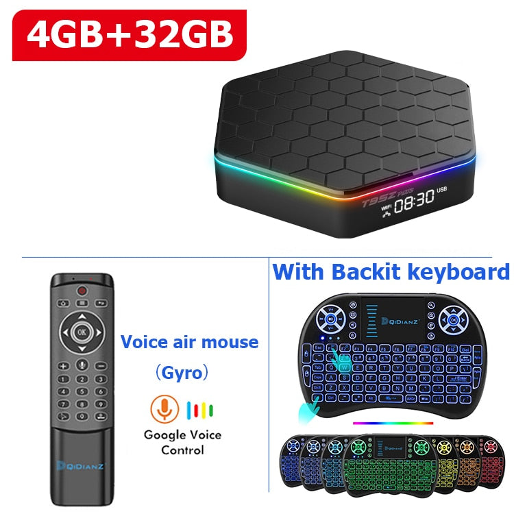 2023 T95Z PLUS 4G 64GB TV BOX Android 12 Smart Android TVBOX Allwinner h618 Dual Band Wifi6 1080P BT 6K Media Player Set Top Box