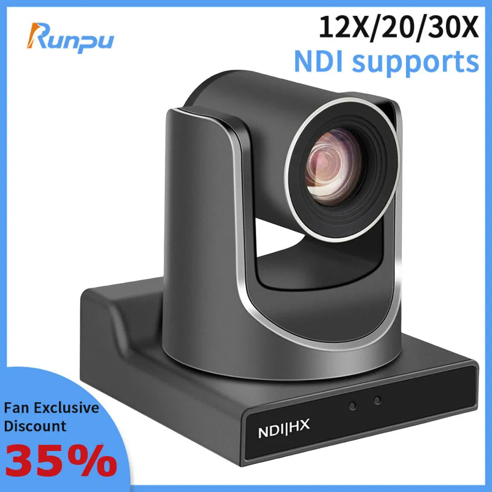 NDI HX POE Camera 12x 20x 30x Zoom Ptz Broadcast Camera SDI HD MI USB Studio PTZ Camera Church Video Conferencing Live Streaming